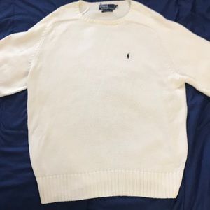 Polo crew neck sweater.